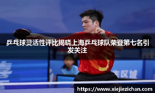 乒乓球灵活性评比揭晓上海乒乓球队荣登第七名引发关注