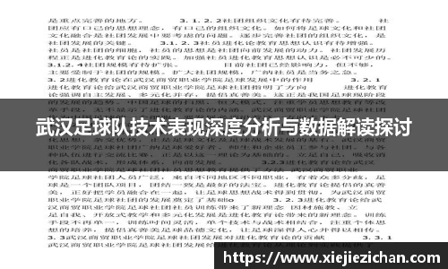 武汉足球队技术表现深度分析与数据解读探讨