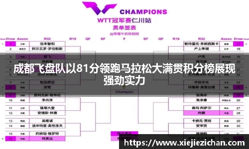 成都飞盘队以81分领跑马拉松大满贯积分榜展现强劲实力